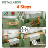 Miuara Farmhouse Sink Farm Sink Undermount Kitchen Sinks Fireclay Sink Decor Fluted Apron Sink - Miuara LLC