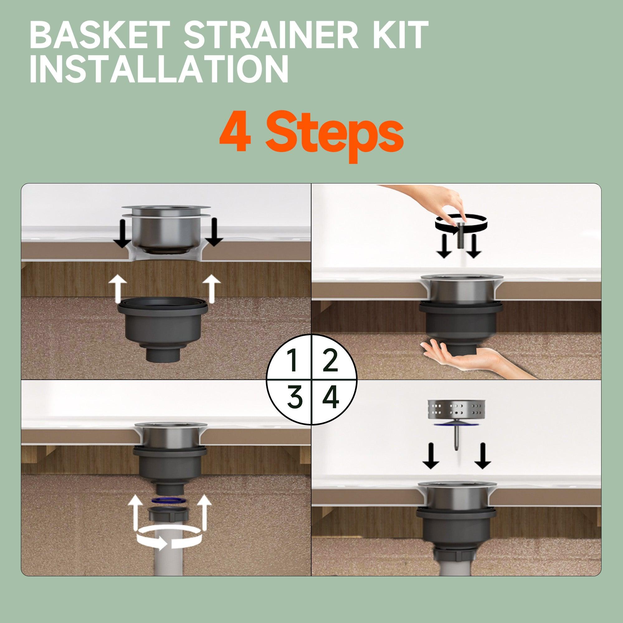 Miuara Farmhouse Sink Farm Sink Undermount Kitchen Sinks Fireclay Sink Decor Fluted Apron Sink - Miuara LLC