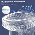  Extra Tall 22" Comfort Height Toilet for Seniors – Elongated, Dual Flush 1.1/1.6 GPF, 12" Rough-In, Two-Piece Bathroom Toilet