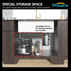 White Undermount Kitchen Sink 32 Inch - Large Topmount Fireclay Drop In Sink 32"x19"x10", Dual Mount Heavy Duty Deep Single Bowl, with 2 Custom Accessories, Glossy White, for Kitchen