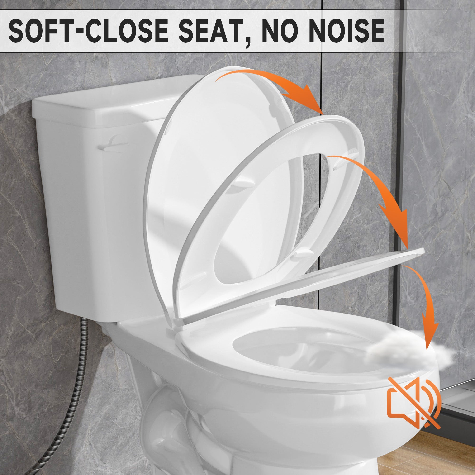 17 Inch Compact Tall Toilets for Bathrooms,ADA Comfort Chair Height Seat for Seniors,Two Piece Toilets Seat Height 17.5 Inch,Tornado Single Flush 1.28 GPF,12 Inch Rough-in