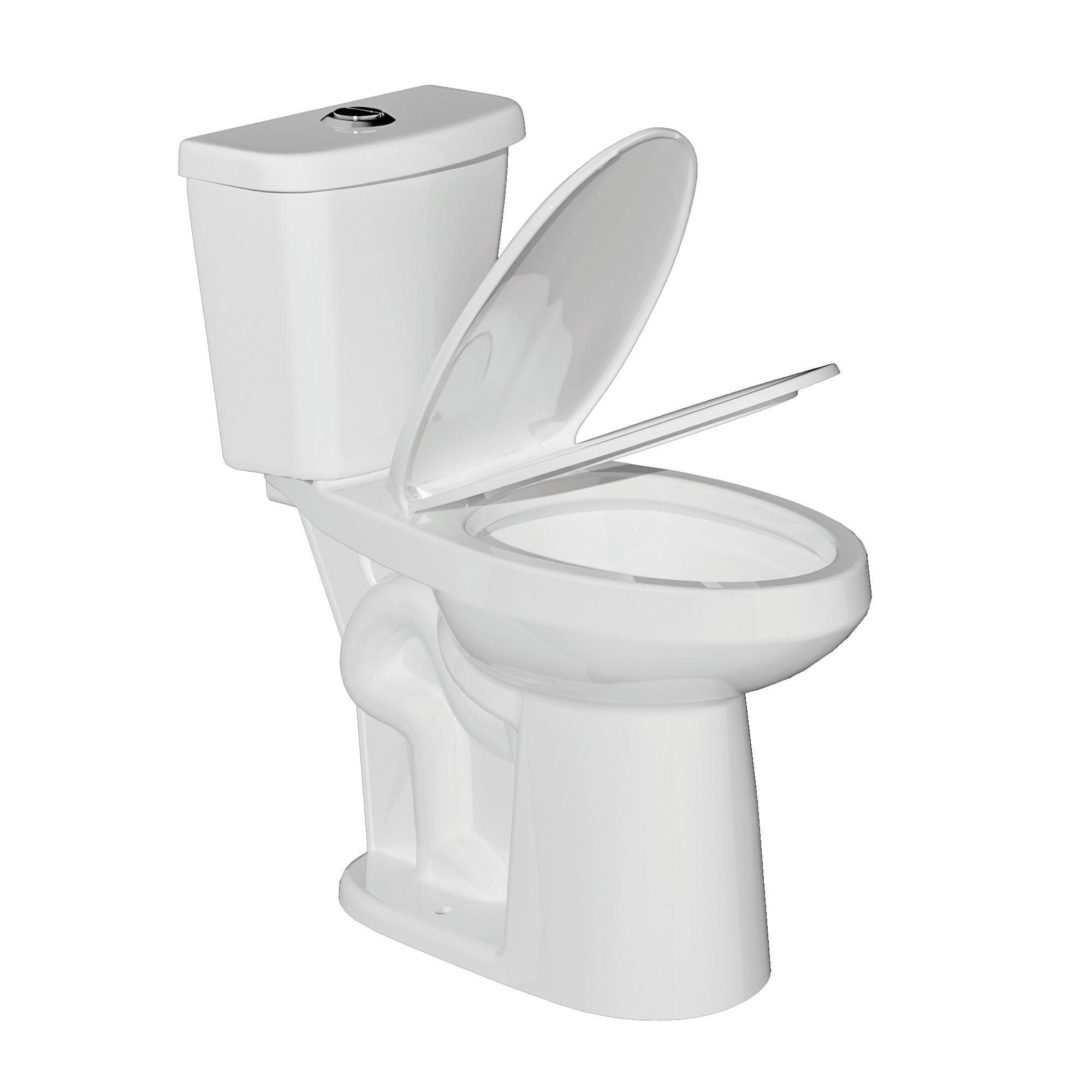 21 Inch Tall Toilets Elongated Toilet Extra High Toilets for Seniors Toilets for Bathrooms Comfort Height Elongated Toilet for Elderly, Two-Piece Dual Flush 1.1/1.6 GPF 12” Rough In - Miuara LLC