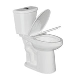 21 Inch Tall Toilets Elongated Toilet Extra High Toilets for Seniors Toilets for Bathrooms Comfort Height Elongated Toilet for Elderly, Two-Piece Dual Flush 1.1/1.6 GPF 12” Rough In - Miuara LLC